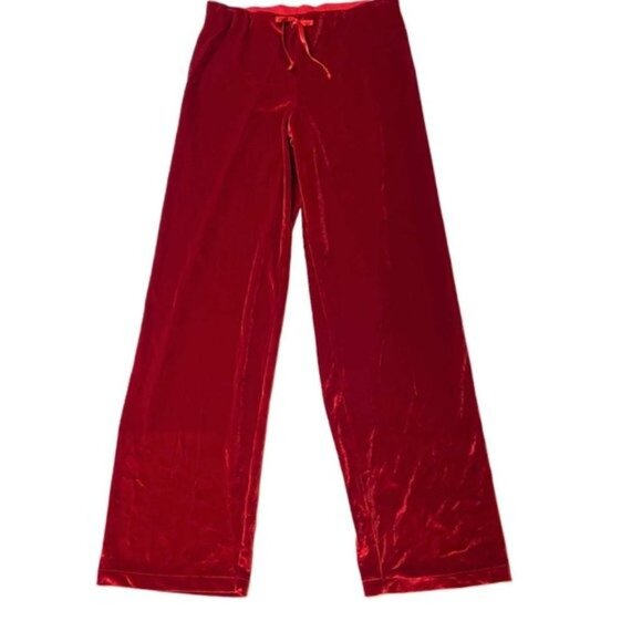 Pajama Gram Ruby Velour 2 Pc. Pajama Lounge MEDIUM (899) - Picture 4 of 13